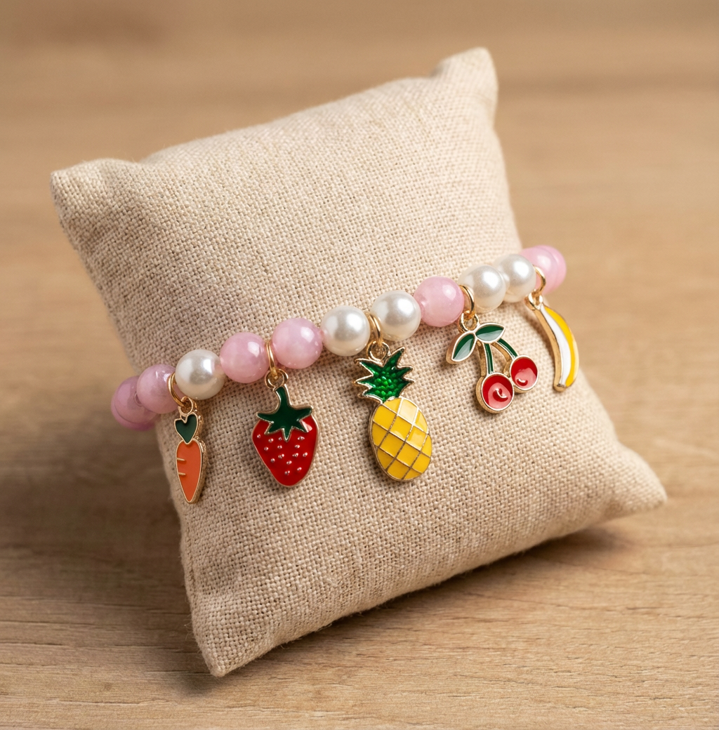 Pearly Bracelet Fruits design