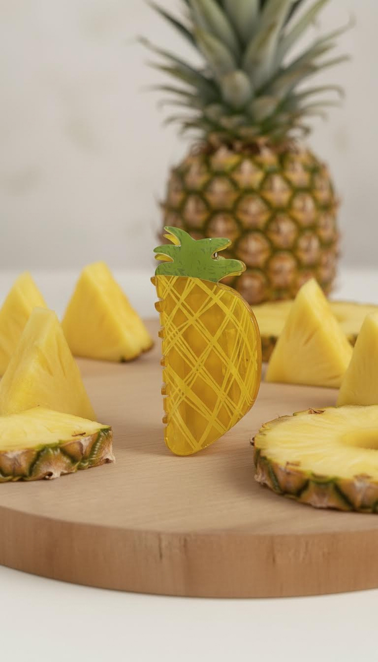 Hair Claw Pineapple