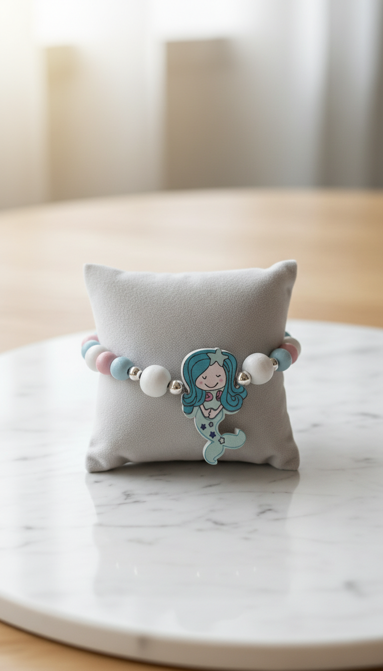 Wooden Bracelet Mermaid